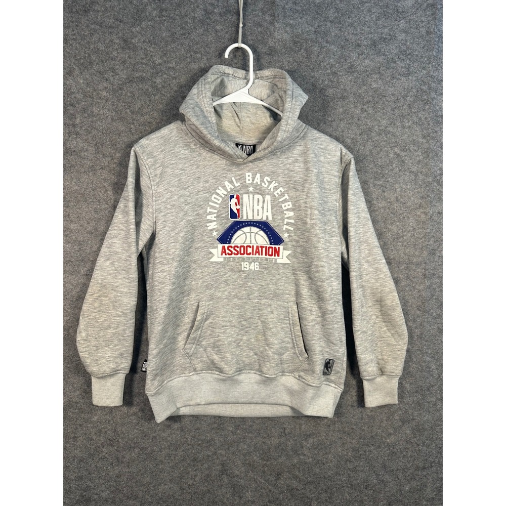 NBA Hoodie Youth Size 14-16 Gray National Basketball Association